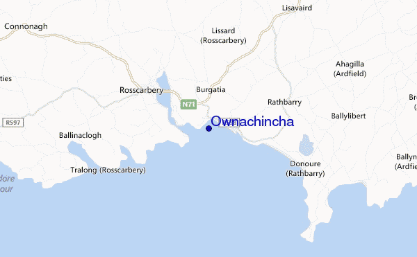 mapa de localização de Ownachincha