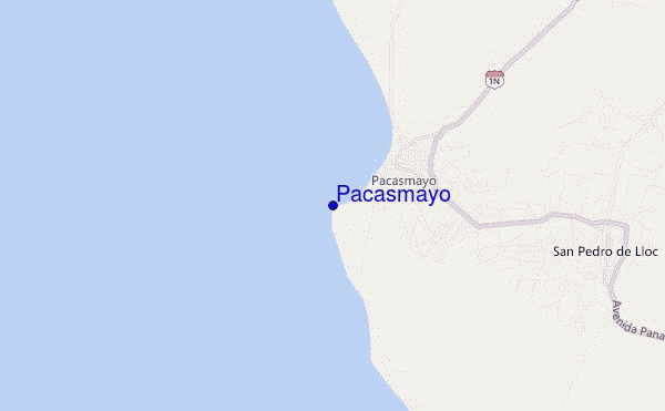 mapa de localização de Pacasmayo