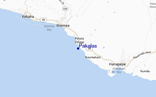 mapa de localização de Pakalas