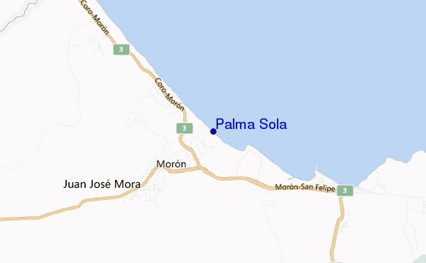 mapa de localização de Palma Sola