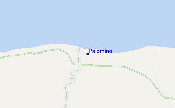 mapa de localização de Palomino