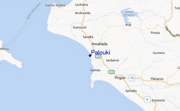 Palouki Location Map