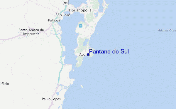 Pantano do Sul Location Map