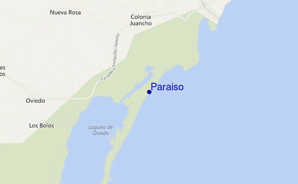 mapa de localização de Paraiso