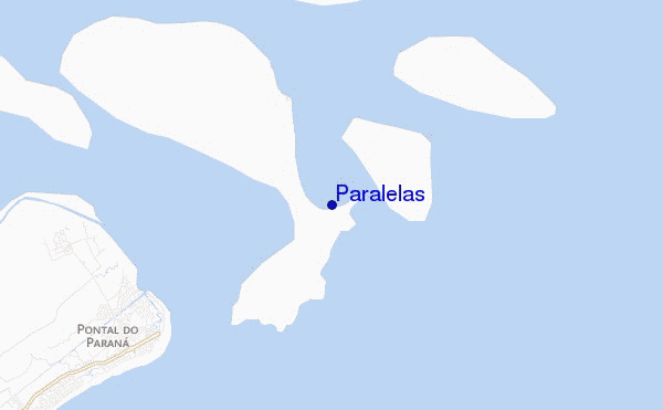 mapa de localização de Paralelas