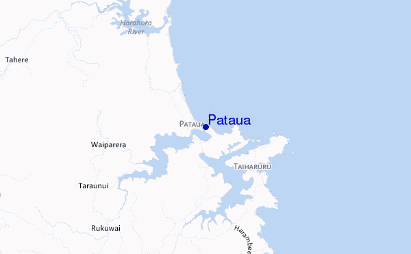 mapa de localização de Pataua