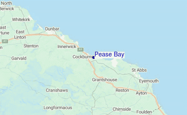 Pease Bay Location Map