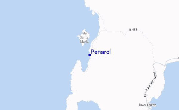 mapa de localização de Penarol