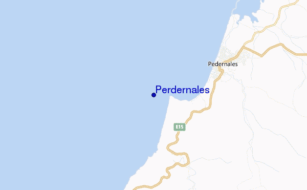 mapa de localização de Perdernales