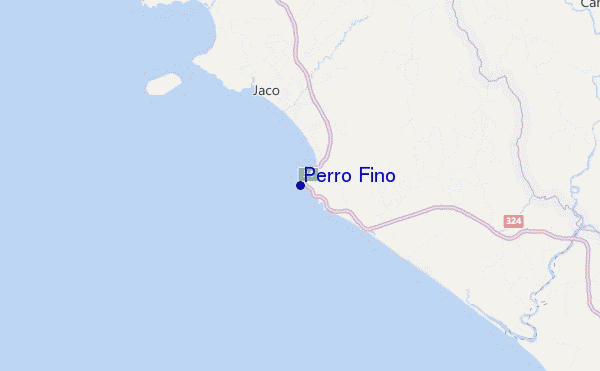 mapa de localização de Perro Fino