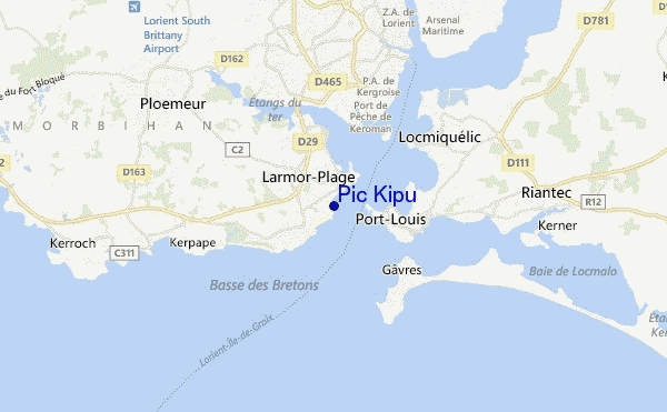mapa de localização de Pic Kipu