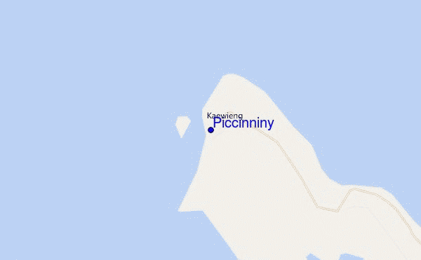 mapa de localização de Piccinniny