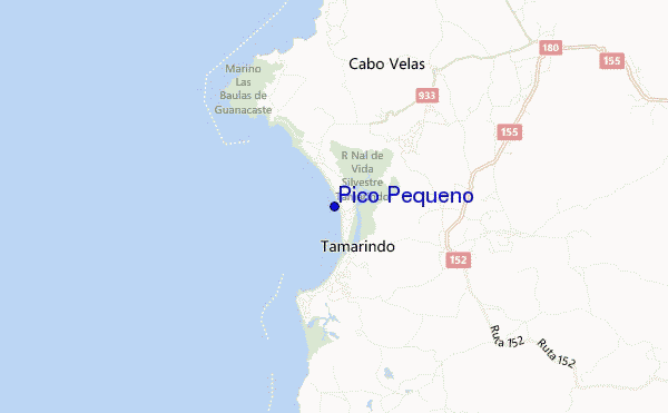 mapa de localização de Pico Pequeno