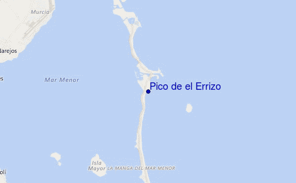 mapa de localização de Pico de el Errizo