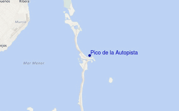 mapa de localização de Pico de la Autopista