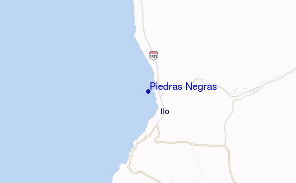 mapa de localização de Piedras Negras