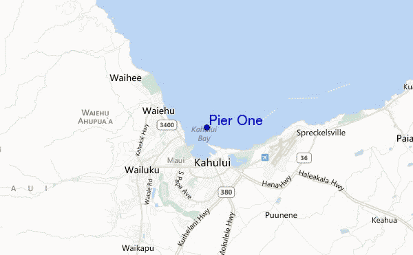 mapa de localização de Pier One