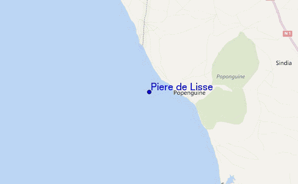 mapa de localização de Piere de Lisse
