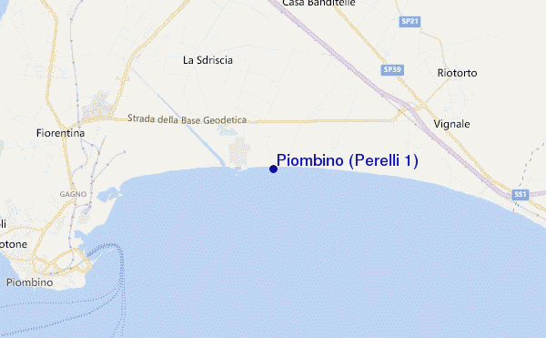 mapa de localização de Piombino (Perelli 1)