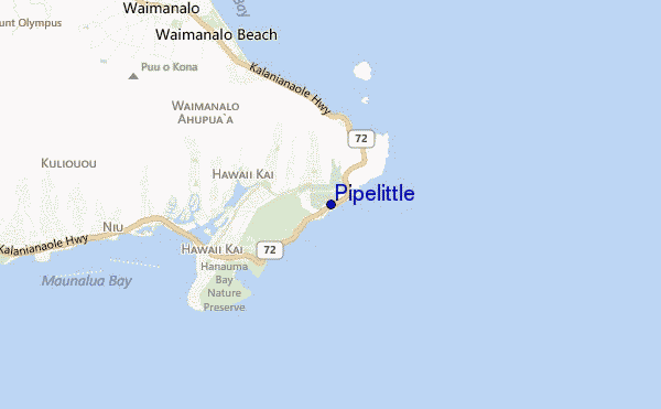 mapa de localização de Pipelittle