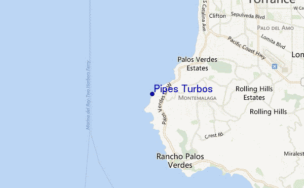 mapa de localização de Pipes Turbos