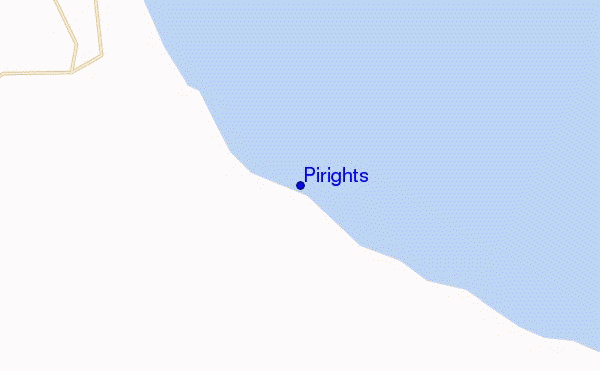 mapa de localização de Pirights