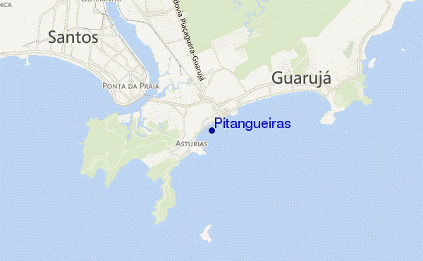 mapa de localização de Pitangueiras