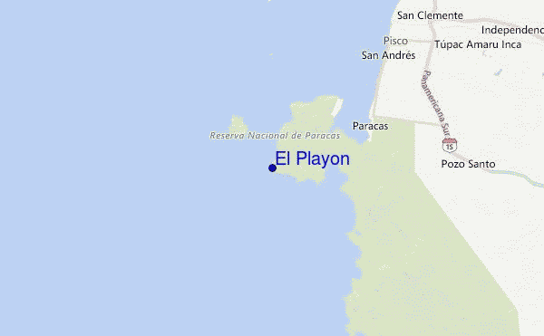 El Playon Location Map