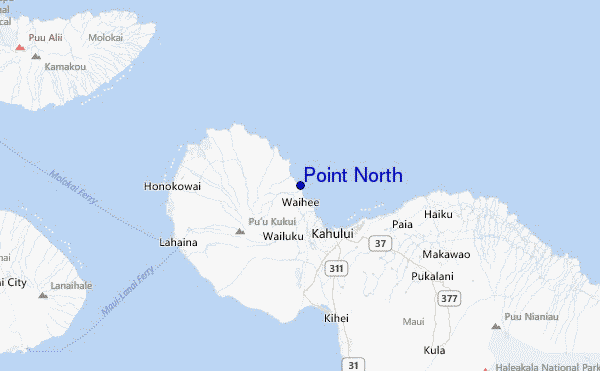 Point North Location Map