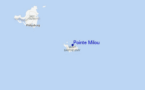 Pointe Milou Location Map