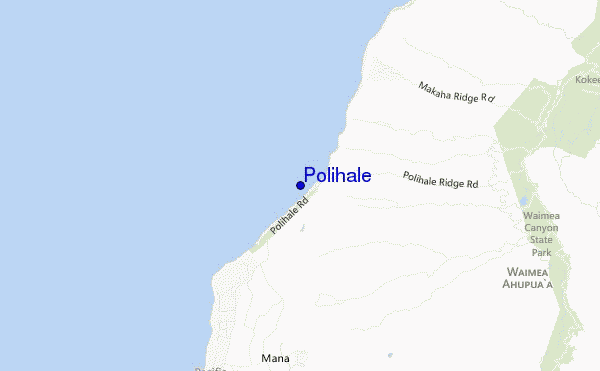 mapa de localização de Polihale