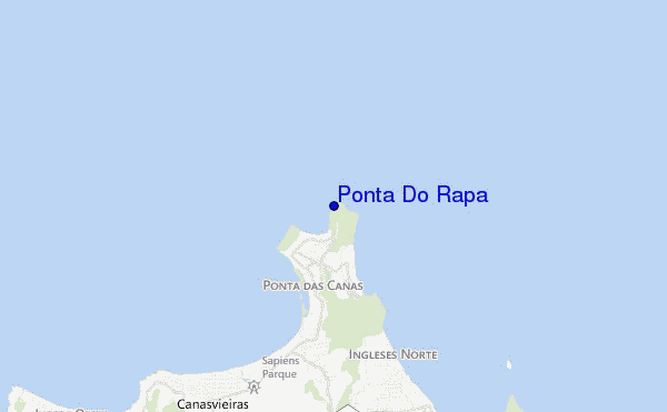 mapa de localização de Ponta Do Rapa
