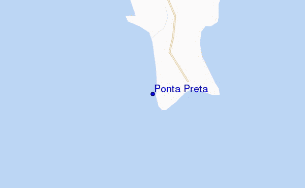 mapa de localização de Ponta Preta