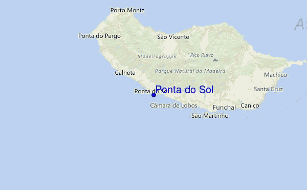Ponta do Sol Location Map