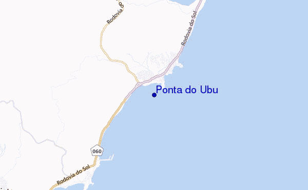 mapa de localização de Ponta do Ubu