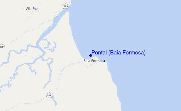 mapa de localização de Pontal (Baia Formosa)