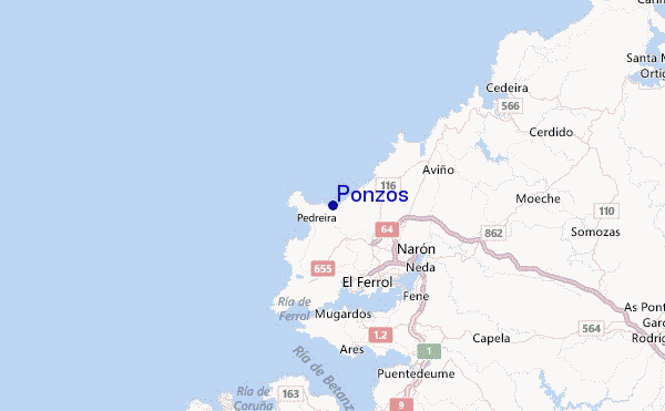 Ponzos Location Map