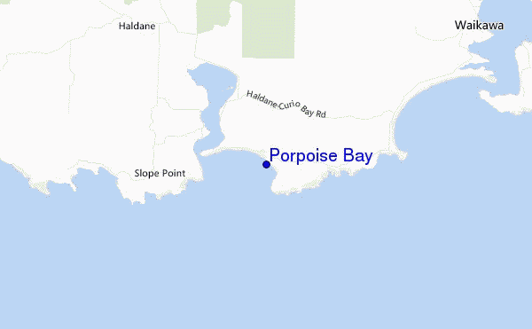 mapa de localização de Porpoise Bay