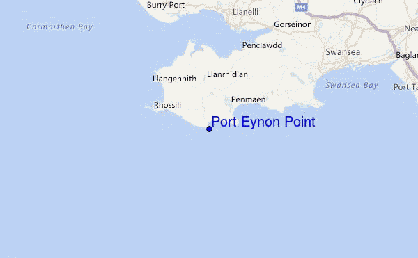 Port Eynon Point Location Map