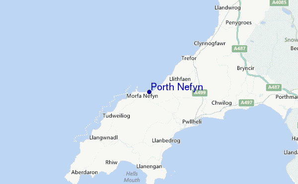Porth Nefyn Location Map