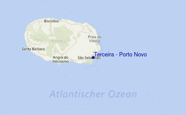 Terceira - Porto Novo Location Map
