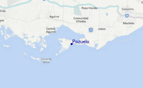 mapa de localização de Pozuelo