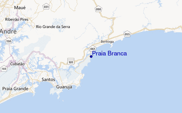 Praia Branca Location Map