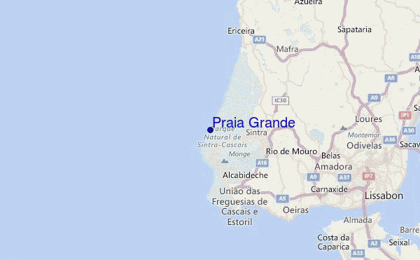 Praia Grande Location Map