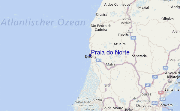 Praia do Norte Location Map