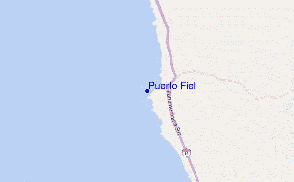 mapa de localização de Puerto Fiel