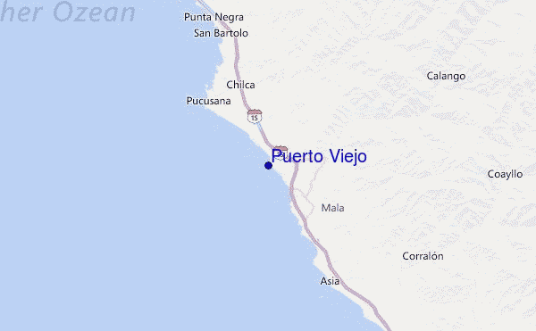Puerto Viejo Location Map