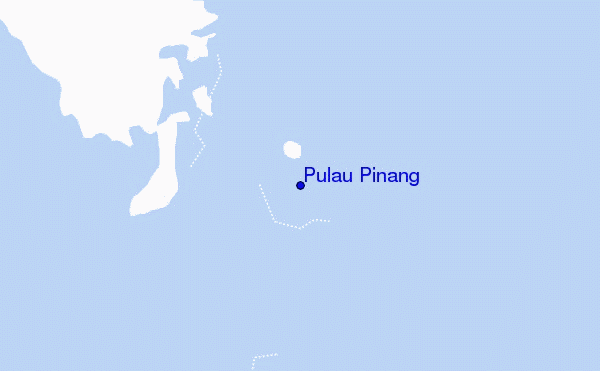 mapa de localização de Pulau Pinang