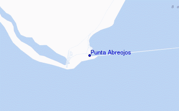 mapa de localização de Punta Abreojos