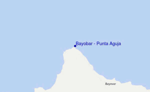 mapa de localização de Bayobar - Punta Aguja